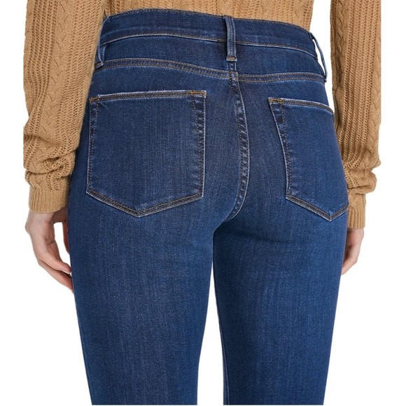 NWT Frame Denim Le High Waist Flare Jeans Majesty Blue 29 - Picture 5 of 11